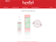 Tablet Screenshot of hemelco.com